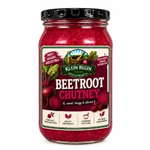 Jar of Klein Begin Beetroot Chutney