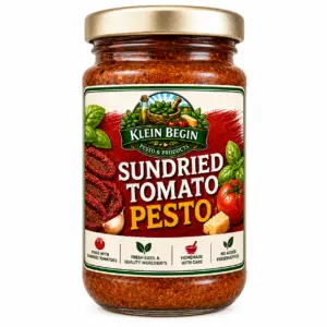 Jar of Klein Begin Sundried Tomato Pesto