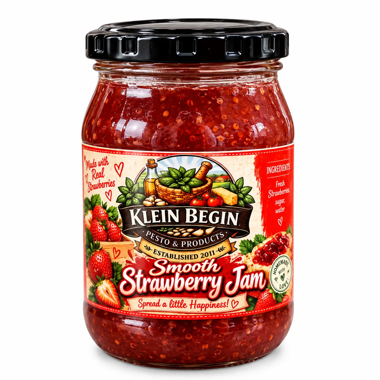 Klein Begin Strawberry & Chia Seed Jam – Limited Edition